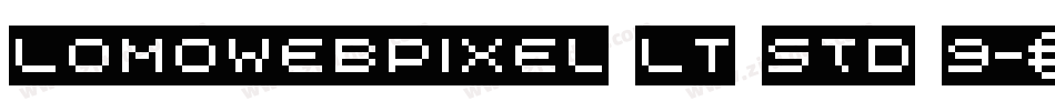 LomoWebPixel LT Std 9字体转换